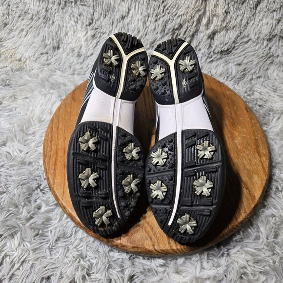 Nike Delight Women Size 9.5 Leather Golf Shoe Soft Spike Black Cleat B418355-010 - Picture 6 of 12